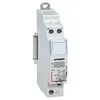 A close-up studio shot of a white electrical timer relay. Produktbild-Vorschau