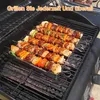 Edelstahl-Grillspieß-Set ,klappbarem Spießgestell, 6 lange Produktbild-Vorschau 6