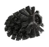 A close-up studio shot of a black toilet brush head. Podgląd zdjęcia produktu