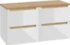 Waschtischunterschrank 120cm Livia mit 4 Schubladen, Weiß Produktbild-Vorschau 1