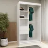 Masseno Schiebetürenschrank LAMELLO 120 cm Kleiderschrank Produktbild-Vorschau 3