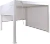 Pergola HWC-P65 mit 3x Seitenwand, Rollo Produktbild-Vorschau 7