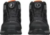 A pair of black hiking boots with orange accents and BOA lacing systems. Anteprima dell’immagine prodotto