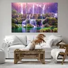Bild auf Leinwand - Leinwandbild - Wasserfall Natur - Produktbild-Vorschau 6