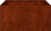 vidaXL Fioriera Rusty 80x80x40 cm Acciaio resistente alle Anteprima dell’immagine prodotto 4