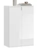 Kommode "SystemX" weiß Hochglanz Mehrzweckschrank 61 x 99 Produktbild-Vorschau 3