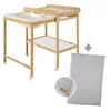 A baby changing table with a bath and a separate changing mat. Produktbild-Vorschau
