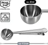 com-four® 2x Kaffee-Dosierlöffel mit Verschlussklemme, Produktbild-Vorschau 2