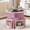 COSTWAY Kindertisch und Stuhl Set, 5 teilige Produktbild-Vorschau 2