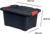 5Five Aufbewahrungsbox/Aufbewahrungskiste - 30L - schwarz - Produktbild-Vorschau 3