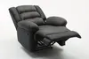 Fauteuil relax "Buckingham" - 85 x 93 x 100 cm - Noir / Voir les images du produit 4