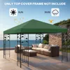 （Vert）Toiture de remplacement pour pavillon Toiture de Voir les images du produit 5