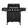 A black gas grill is shown against a white background. Produktbild-Vorschau