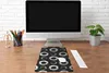 MuchoWow® Mauspad Mousepad Blumen - Muster - Schwarz 40x60 Produktbild-Vorschau 5
