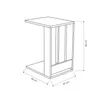 Skye Decor, Edi- Edi DTE, Anthrazit, Couchtische, 60x37x45 Produktbild-Vorschau 3