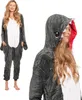 Nikcorp Oblek Pyžamo Dámské Dětské Onesie Žralok Šedá L Náhled obrázku produktu 1