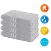 Lavea® 4er Set Duschtuch 70x140, 4 Stück, 100% Baumwolle Produktbild-Vorschau 2