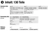 Meister Bit-Set 130 teilig Chrom Vanadium Stahl Gängige Produktbild-Vorschau 4