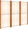 vidaXL 3-tlg. Raumteiler Cremeweiß 210x180 cm Produktbild-Vorschau 9