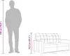 2-Sitzer-Sofa Creme 140 cm Stoff Produktbild-Vorschau 10