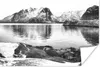MuchoWow® Poster Winter - Schwarz - Weiß - Mehr 120x80 cm - Produktbild-Vorschau 1
