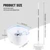 Sada mopu a vedra – plochý mop – otočný o 360° – systém Náhľad obrázku produktu 9