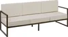 Canapé de jardin COMOSA 3 places - marron/beige Voir les images du produit 1