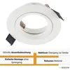 12x Einbau Strahler Rahmen weiß Decken Spot Leuchte LED Halogen GU10 230V SEBSON Produktbild-Vorschau