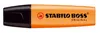 A single orange highlighter pen with a black cap, shown against a white background. Anteprima dell’immagine prodotto