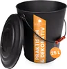BLACK OAK Ascheeimer Santorini 25L - mit Deckel, Produktbild-Vorschau 1