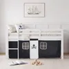 Hoogslaper met matras 90x200 cm, kinderbed, ladder, hout, Productafbeelding-voorbeeld 24