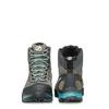 ZG Trek GTX Trekking Schuhe für Damen von Scarpa; graues Obermaterial mit blauen Akzenten; hohe Schnürung. Podgląd zdjęcia produktu