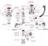 Siphon pour évier Alcadrain avec une grille en acier Voir les images du produit 3