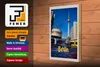 Holzschild Reise 20x30cm Berlin Uhr Alexanderplatz Geschenk Produktbild-Vorschau 3