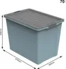 Rotho Aufbewahrungsbox mit Rollen 70L COMPACT ECO - Produktbild-Vorschau 4