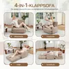 Faltbares 4-in-1 Sofa Bett, Klappbares Schlafsofa & Produktbild-Vorschau 5