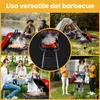 Extralink Home Barbecue con Ruote, Portatile, per Giardino Anteprima dell’immagine prodotto 3