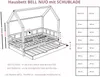 Hausbett 90x200 Mit Rausfallschutz Naturholz - Bell Nuo - Produktbild-Vorschau 7