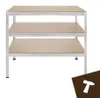 Metalen schap met 5 planken voor in de garage, 180 x 100 x Productafbeelding-voorbeeld 6