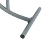 A close-up of the gray metal leg of a plant stand. Náhľad obrázku produktu