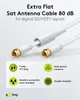 Goobay Flaches SAT Antennenkabel (80 dB), 2x geschirmt, Produktbild-Vorschau 5