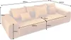 riess-ambiente Big Sofa ELEGANCIA 285cm senfgelb Vogue Produktbild-Vorschau 7