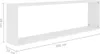 vidaXL Étagères cubes 2 pcs. Blanc 100x15x30 cm Bois Voir les images du produit 12