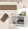 COSTWAY Katzenschrank Katzentoilette, Katzenhaus mit Produktbild-Vorschau 4