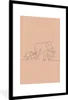 MuchoWow® MuchoWow® Gerahmtes Poster Elefant - Einfach - Produktbild-Vorschau 1