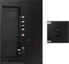 A close-up view of the ports on the back of a Samsung television. Produktbild-Vorschau
