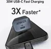 A close-up shot of an Anker USB-C charger plugged into a smartphone. Anteprima dell’immagine prodotto