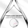 AdroitGoods 3-dielna sada na strihanie kožičky - strieborná Náhľad obrázku produktu 2