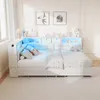 Łóżko tapicerowane UnboxG, 140x200 cm, białe, podwójne, z 2 Podgląd zdjęcia produktu 13