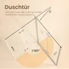 EMKE Duschtür 100x195cm Nische Pendeltür Falttür 1-teilig , Produktbild-Vorschau 6